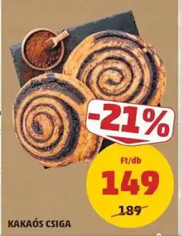 PENNY Kakaós csiga ajánlat