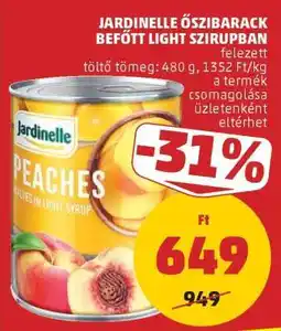 PENNY Jardinelle Őszibarack Befőtt Light Szirupban ajánlat