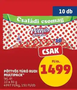 PENNY Pöttyös Túró Rudi Multipack ajánlat