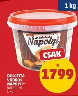 PENNY Dolcetta Vödrös Nápolyi ajánlat