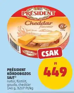 PENNY Président Kördobozos Sajt ajánlat