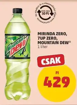 PENNY MIRINDA ZERO, 7UP ZERO, MOUNTAIN DEW ajánlat