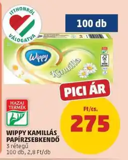 PENNY Wippy Kamillás Papírzsebkendő ajánlat