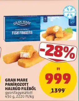 PENNY Gran Mare Panírozott Halrud Filéből ajánlat