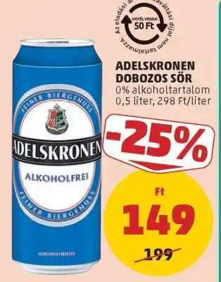 Adelskronen Dobozos Sör