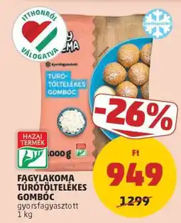 PENNY Fagylakoma TúróTöltelékes Gombóc ajánlat