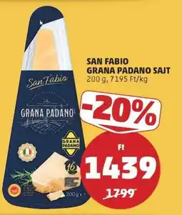 PENNY San Fabio Grana Padano Sajt ajánlat