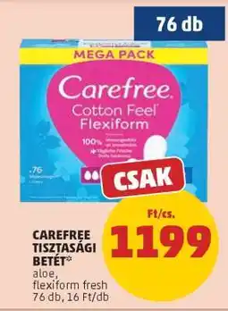 PENNY CAREFREE Tisztasági betét ajánlat