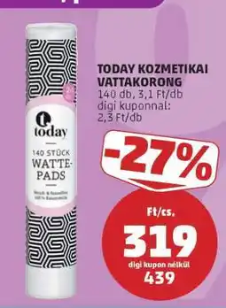 PENNY Today Kozmetikai Vattakorong ajánlat
