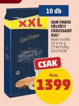 PENNY San Fabio Töltött Croissant XXL ajánlat