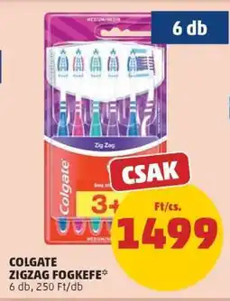 PENNY Colgate Zigzag Fogkefe ajánlat