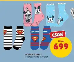 PENNY Gyerek zokni ajánlat