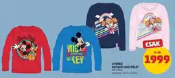 PENNY GYEREK HOSSZÚ UJJÚ PÓLÓ ajánlat