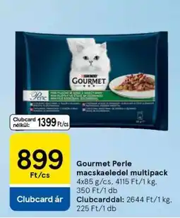 Tesco Gourmet Perle macskaeledel multipack ajánlat