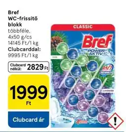 Tesco Bref WC-frissítő blokk ajánlat