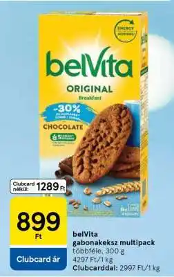 Tesco belVita gabonakeksz multipack ajánlat