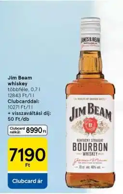 Tesco JIM BEAM WHISKEY ajánlat