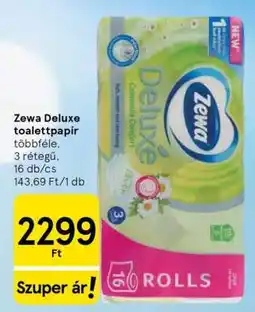 Tesco Zewa Deluxe toalettpapír ajánlat