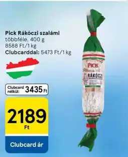 Tesco PICK Rákóczi szalámi ajánlat