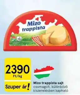 Tesco MIZO Trappista sajt ajánlat