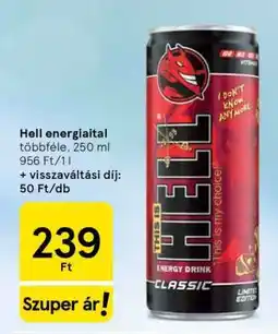 Tesco HELL Energiaital ajánlat