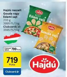 Tesco Hajdú reszelt Gouda vagy Edami sajt ajánlat