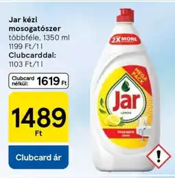 Tesco Jar kézi mosogatószer ajánlat