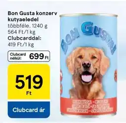Tesco Bon Gusta konzerv kutyaeledel ajánlat