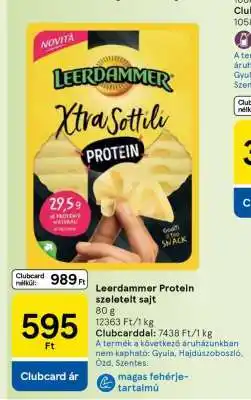 Tesco Leerdammer protein szeletelt sajt ajánlat
