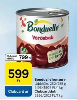 Tesco BONDUELLE KONZERV ajánlat