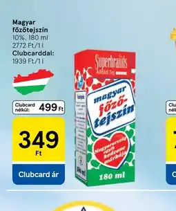 Tesco Magyar főzőtejszín ajánlat