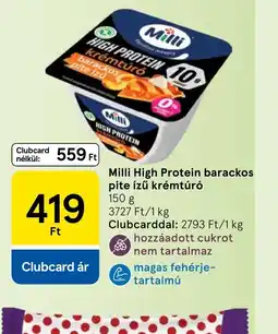 Tesco Milli High Protein krémtúr ajánlat
