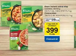 Tesco Knorr instant száraz alap ajánlat