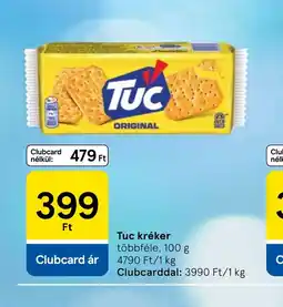Tesco TUC kréker ajánlat