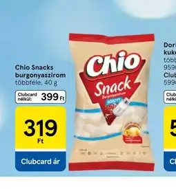 Tesco Chio Snacks burgonyaszirom ajánlat