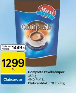 Tesco Completa kávékrémpor ajánlat