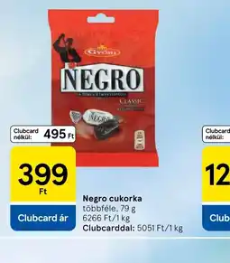 Tesco NEGRO cukorka ajánlat