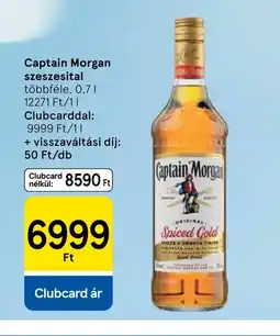 Tesco Captain Morgan szeszesital ajánlat