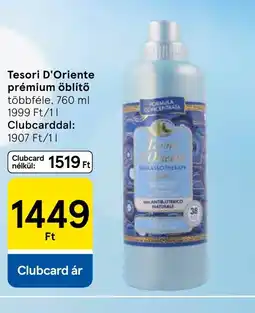 Tesco Tesori D'Oriente prémium öblítő ajánlat