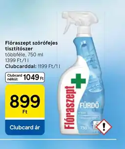 Tesco Flraszept szrfejes tisztítszer ajánlat