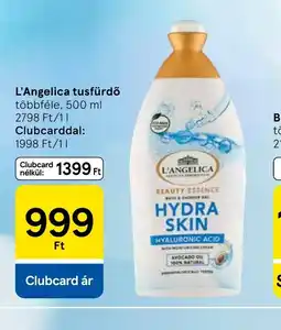 Tesco L'Angelica tusfürdő ajánlat