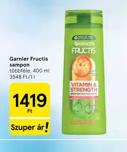 Tesco Garnier Fructis sampon ajánlat
