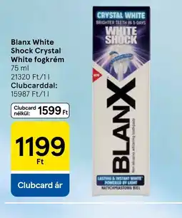 Tesco Blanx White Shock fogkrém ajánlat