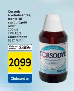 Tesco CORSODYL szájöblögető oldat ajánlat