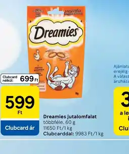 Tesco Dreamies jutalomfalat ajánlat