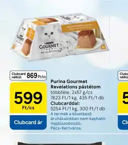 Tesco Purina Gourmet pástétom ajánlat
