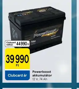 Tesco Powerboost akkumulátor ajánlat