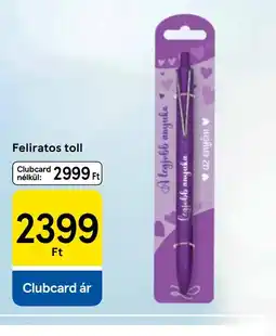 Tesco Feliratos toll ajánlat