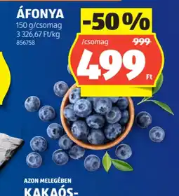 ALDI ÁFONYA ajánlat