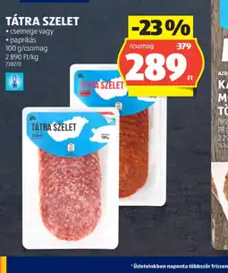 ALDI TÁTRA SZELET ajánlat